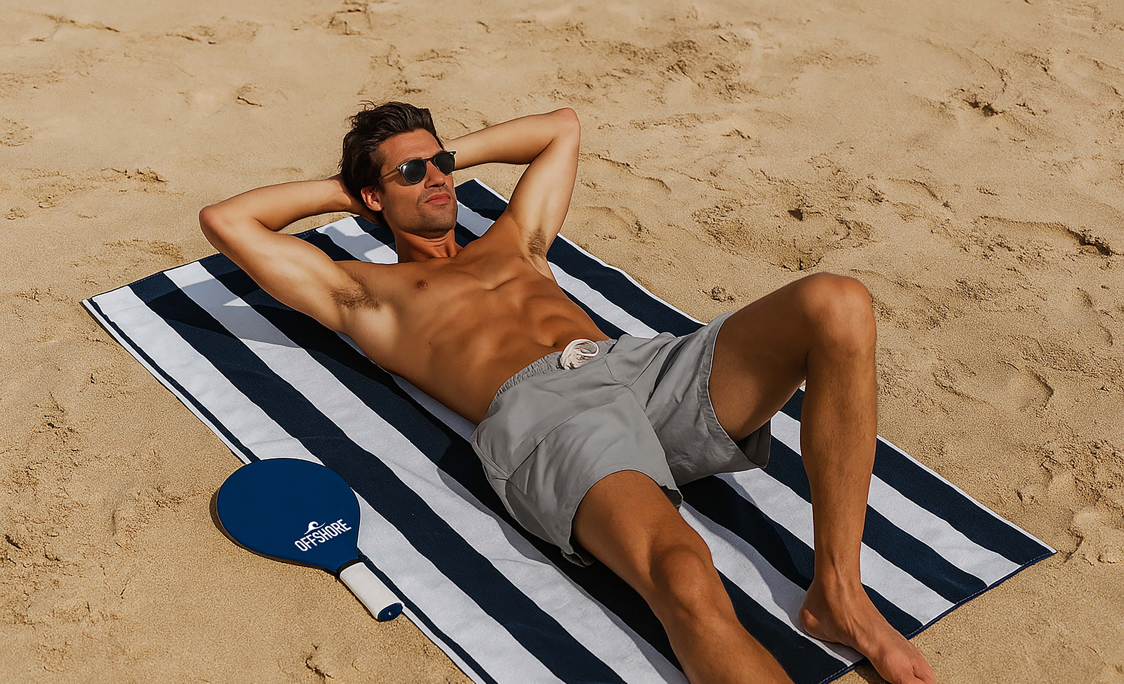 OFFSHORE Mediterranean handcrafted wooden beach racket