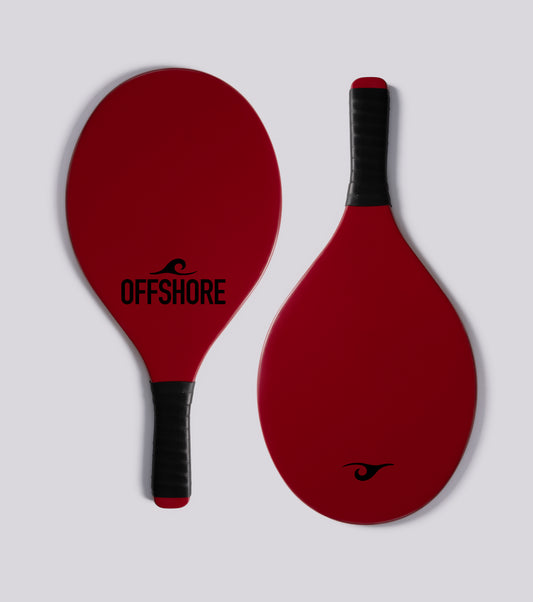 OFFSHORE Ember handcrafted wooden beach racket