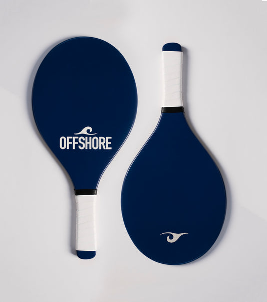OFFSHORE Mediterranean handcrafted wooden beach racket