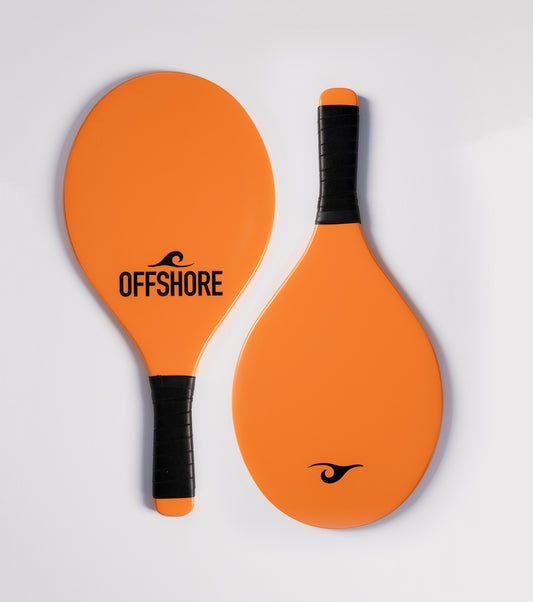 OFFSHORE Sunstone handcrafted wooden beach racket